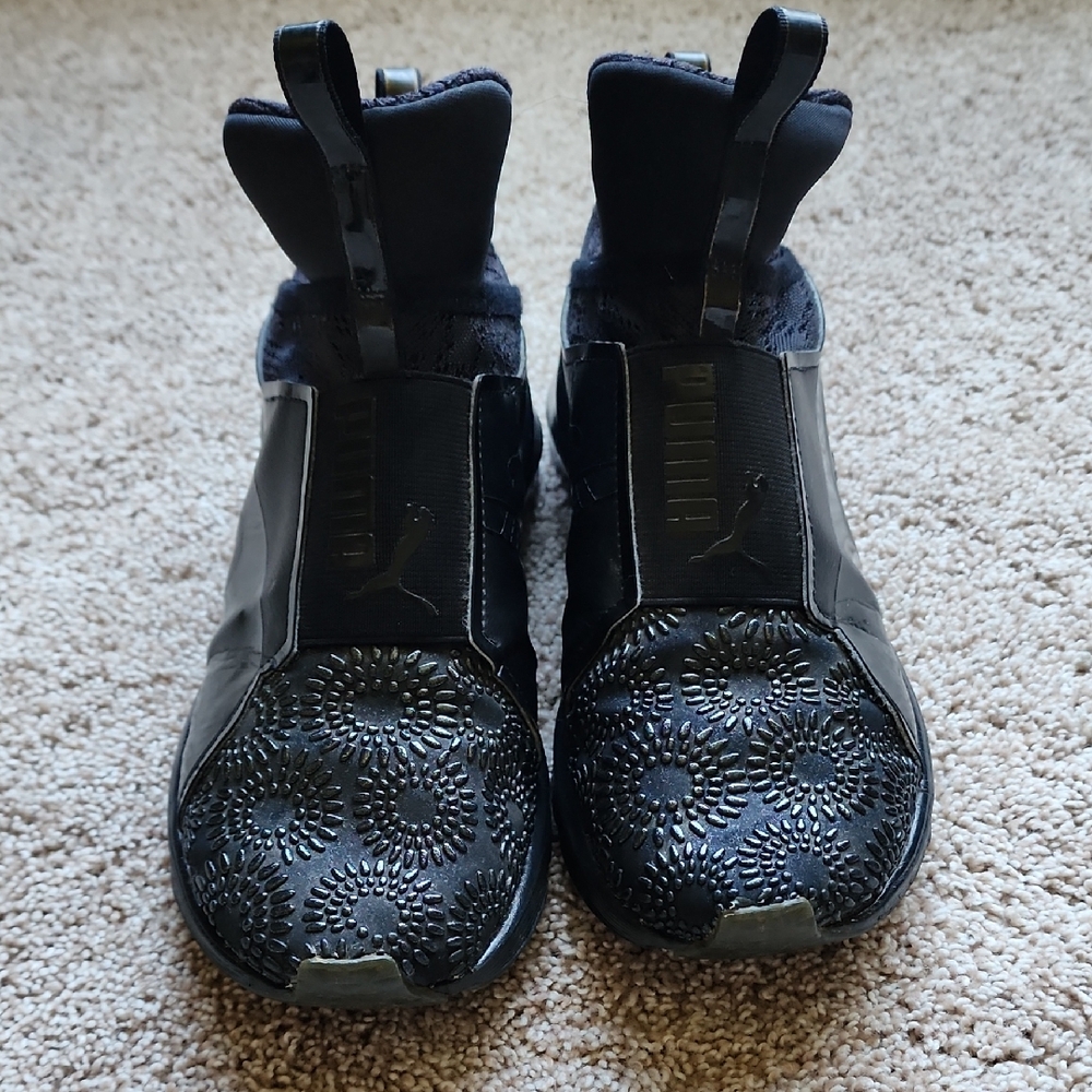 Puma Kids Black Sneakers